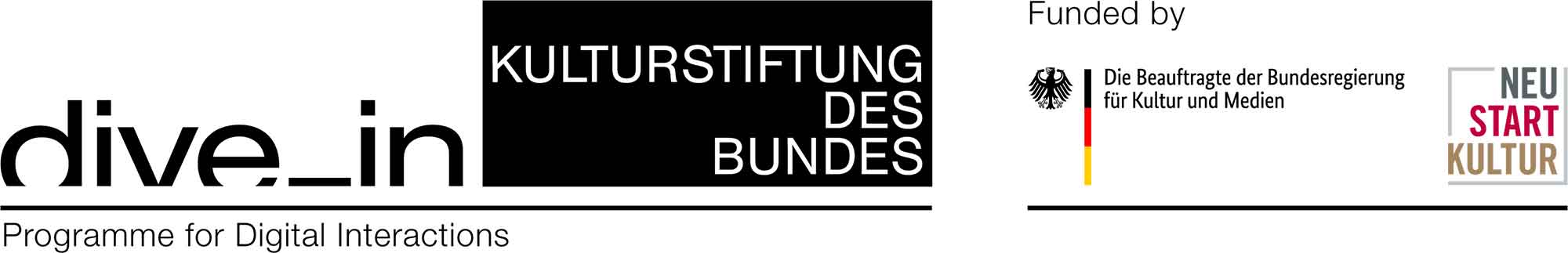Muski was developed as part of "dive in. Programme for Digital Interactions" of the Kulturstiftung des Bundes (German Federal Cultural Foundation) with funding by the Federal Government Commissioner for Culture and the Media (BKM) through the NEUSTART KULTUR programme.