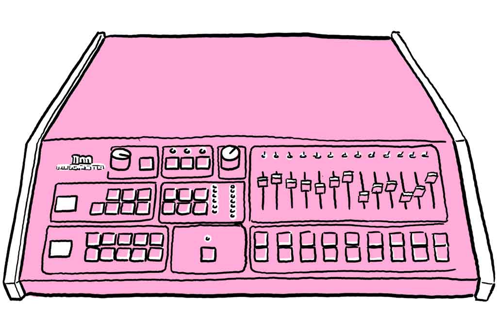 Drawing of the Linn LM-1