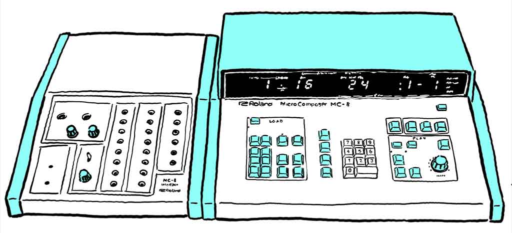 Drawing of the Romand MC-8 Microcomposer